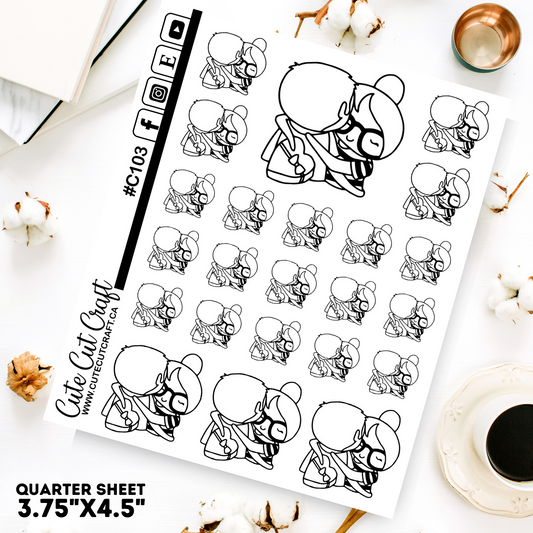 Valentine Hugs || Planner Paige 2000