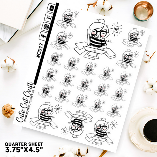 Hard At Work || Planner Paige 2000