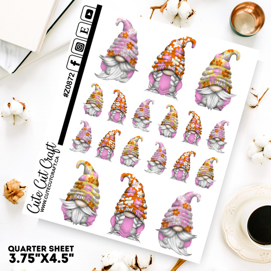 Retro Pink Gnomes 2000