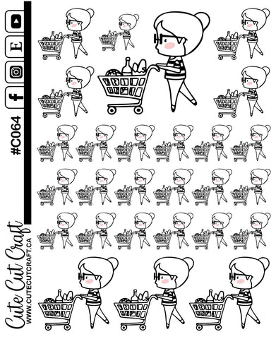 Grocery Shopping || Planner Paige