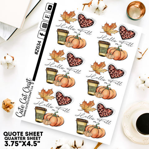 Fall Quote Sheet 12