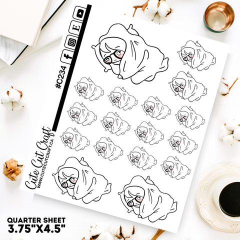 Anxiety Tired || Planner Paige