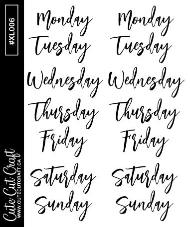 Weekdays || XL Bounce Scripts