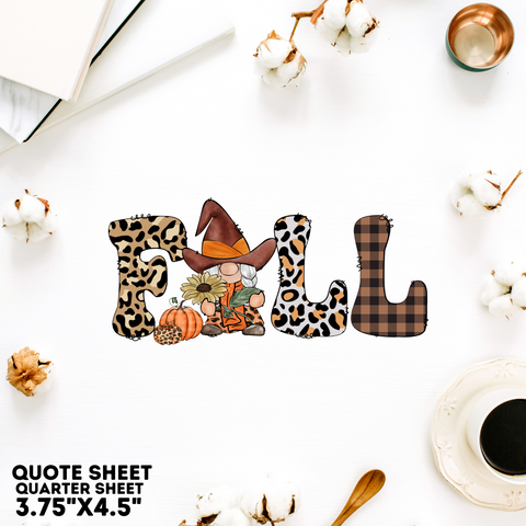 Fall Quote Sheet 4