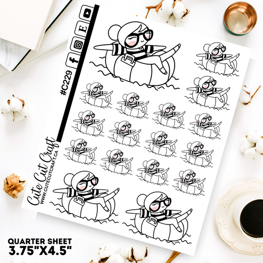 Lake Float || Planner Paige 2000