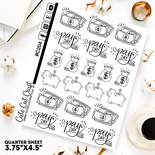 Payday Doodles || Planner Paige 2000