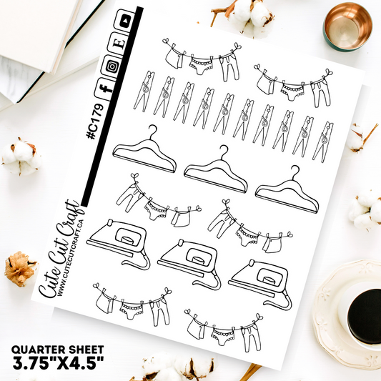 Laundry Doodles || Planner Paige 2000