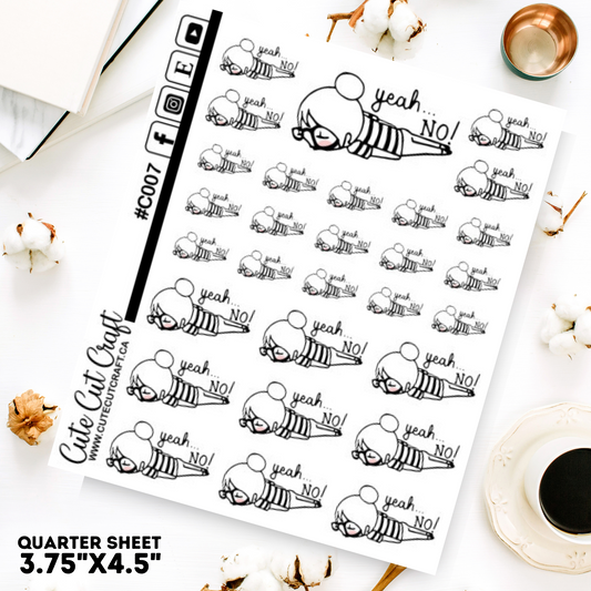Yeah No || Planner Paige 2000