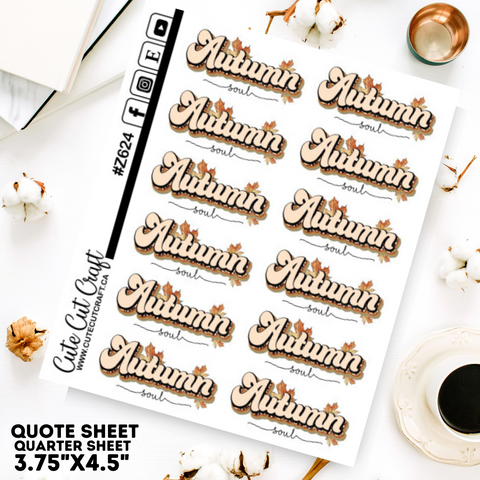Fall Quote Sheet 2