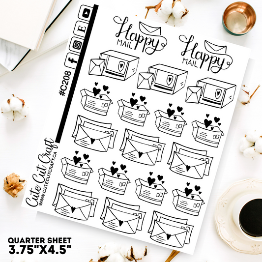 Mail Doodles || Planner Paige 2000