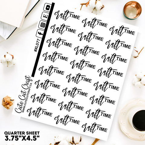 Craft Time #77 || XL Bounce Scripts