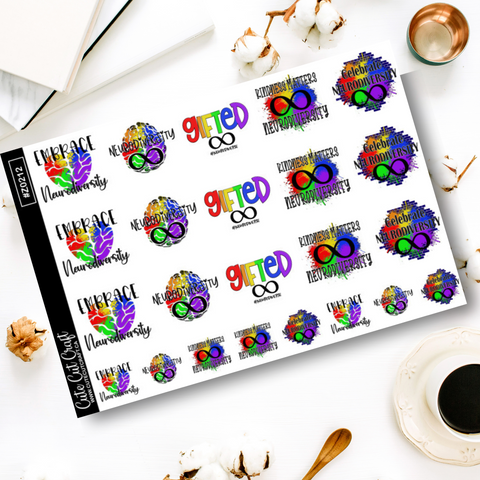 Nerodiveristy Quotes || Deco Sheet
