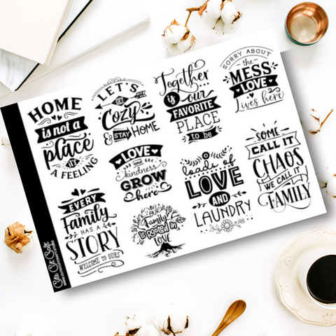 Family Sheet || Quote Sheet