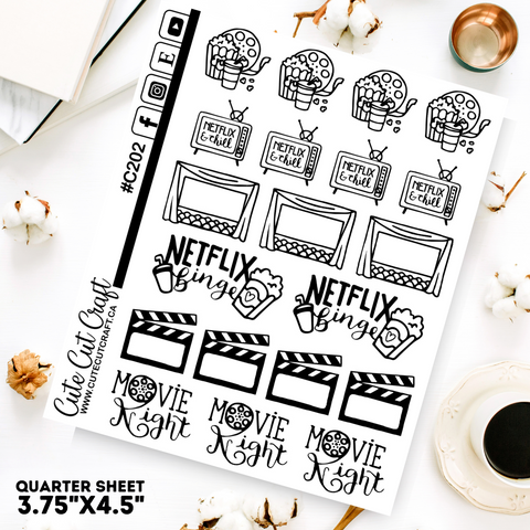 Movie Doodles || Planner Paige