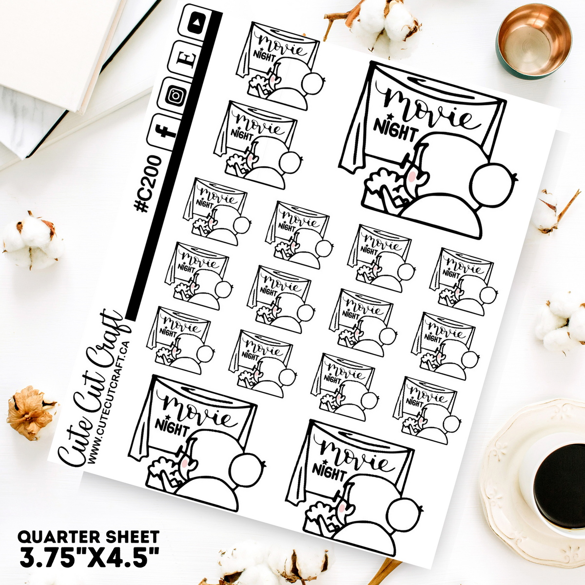 Movie Night || Planner Paige