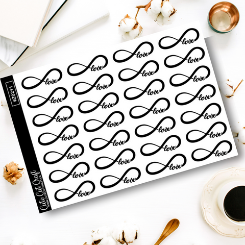 Infinity Love || Deco Sheet