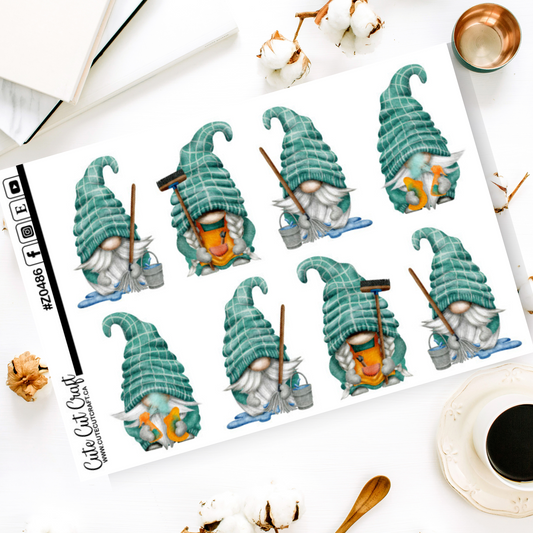 XL Cleaning Gnomes || Deco Sheet 2000