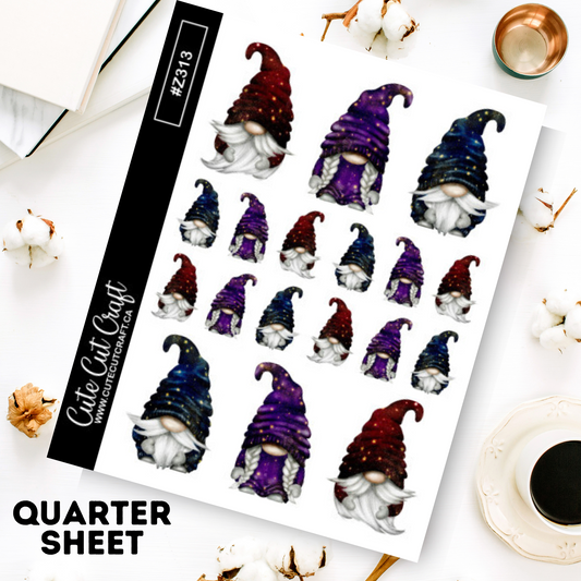 Galaxy Gnomes || Deco Sheet 2000