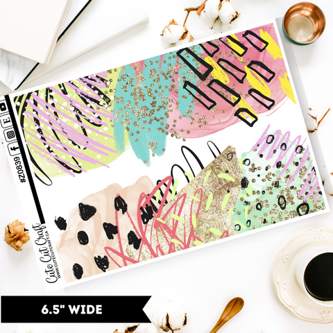 Modern Messy || Border Collection