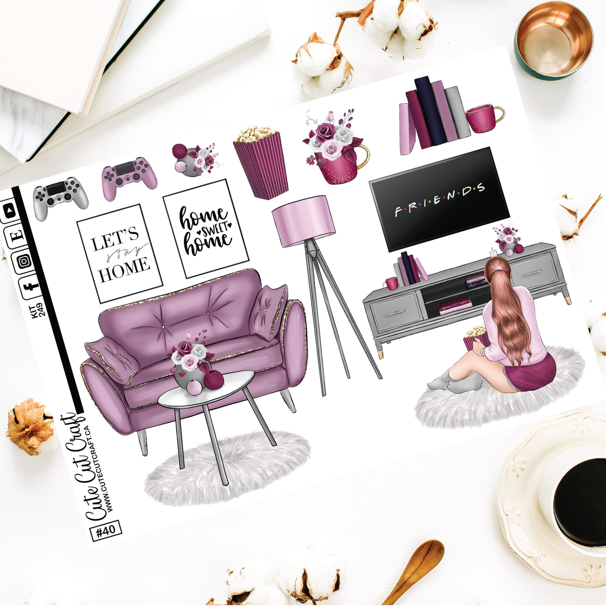 Home Sweet Home #249 || XL Deco Sheet