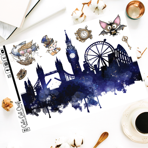 Steampunk #242 || XL Deco Sheet