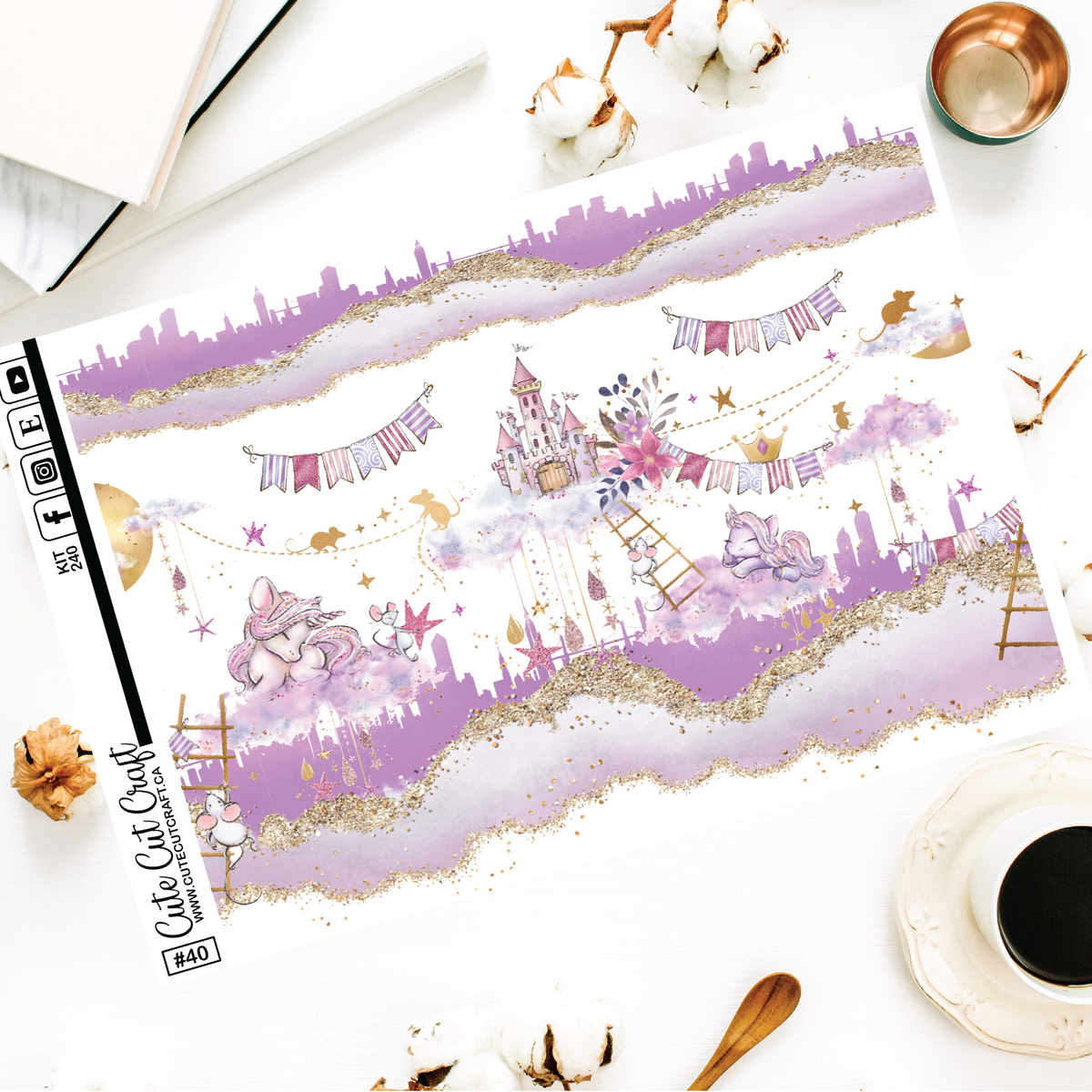 Dreamland #240 || XL Deco Sheet