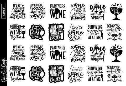 Wine Quotes || Deco Sheet