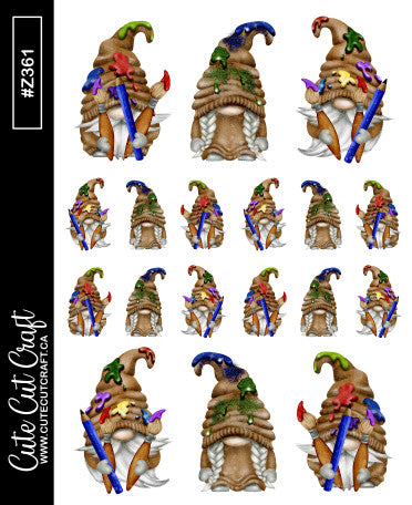 Art Gnomes || Deco Sheet