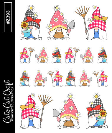 Garden Gnomes || Deco Sheet