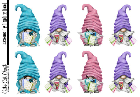 XL Sale Gnomes || Deco Sheet