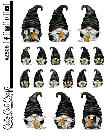 Vicar Gnomes || Deco Sheet