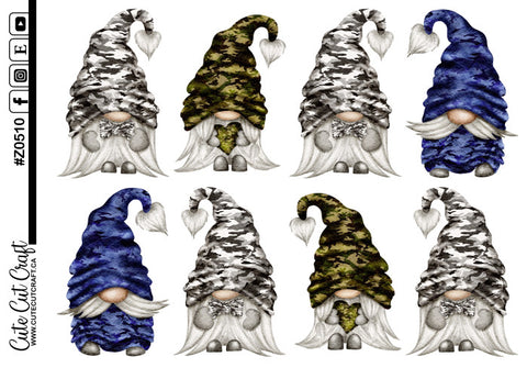 XL Camouflage Gnomes
