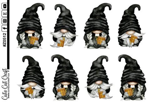 XL Vicar Gnomes || Deco Sheet