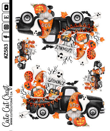 Halloween Truck Gnomes