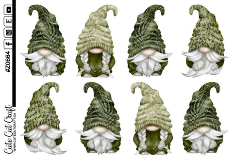 XL Green Leaf Gnomes