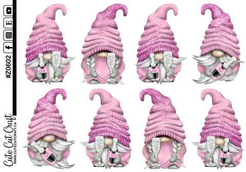 XL Pink Party Gnomes